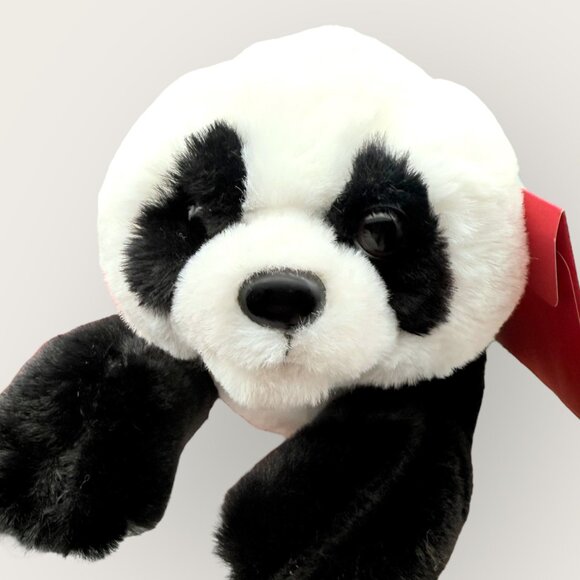 FAO Schwarz Adopt A Pets Plush Panda Bear Toy New Sealed Adoption Papers - Picture 1 of 14